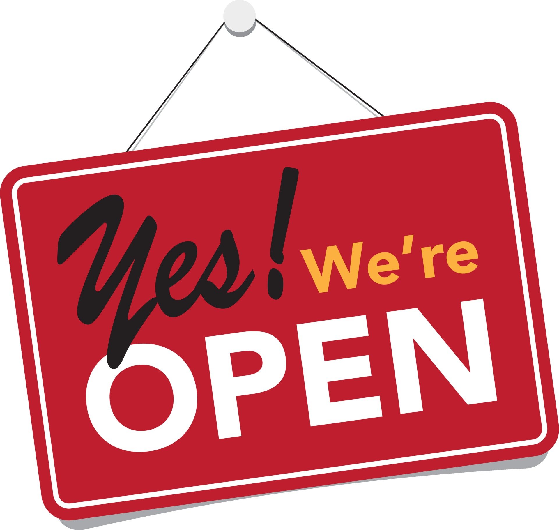 Welcome, We’re now open!